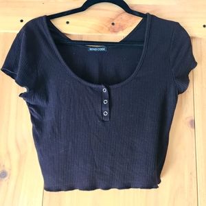 Mind code crop top